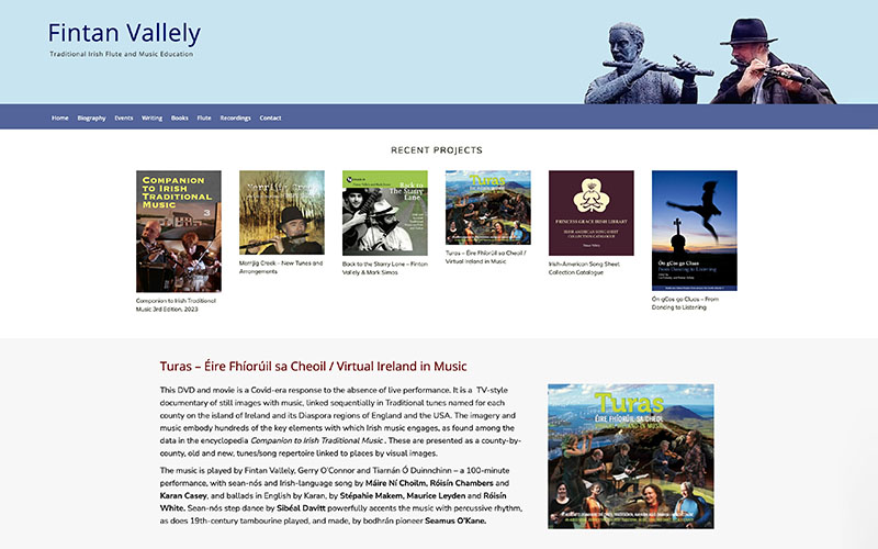Fintan Vallely home page