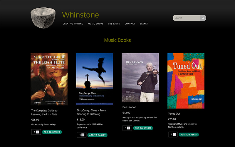 whinstone books page
